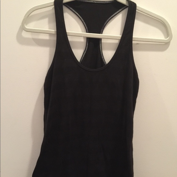 Lululemon Cool Racer Back Ribbed Black Reversible - Picture 2 of 6